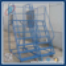 Movable Stair Step Climbing Ladder Steel Trolley